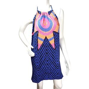 Mara Hoffman Womens Swim Cover Up Starbasket Mini Dress Multicolor Size Medium